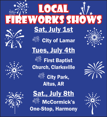 Area Fireworks Show Schedule – The Johnson County Graphic
