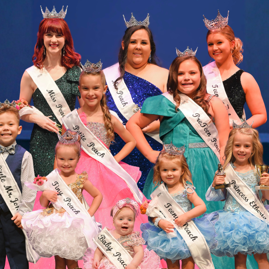 Peach Pageant Winners - Saturday