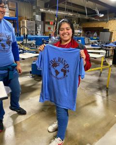 Screenprinting at Pressed Ink