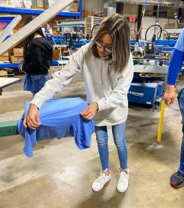 Screenprinting at Pressed Ink