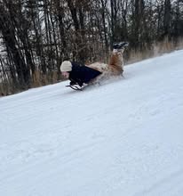Jessie-Long-Clarksville-sledding-downhill
