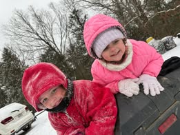 Sherry-Carter-girls-in-pink-coats
